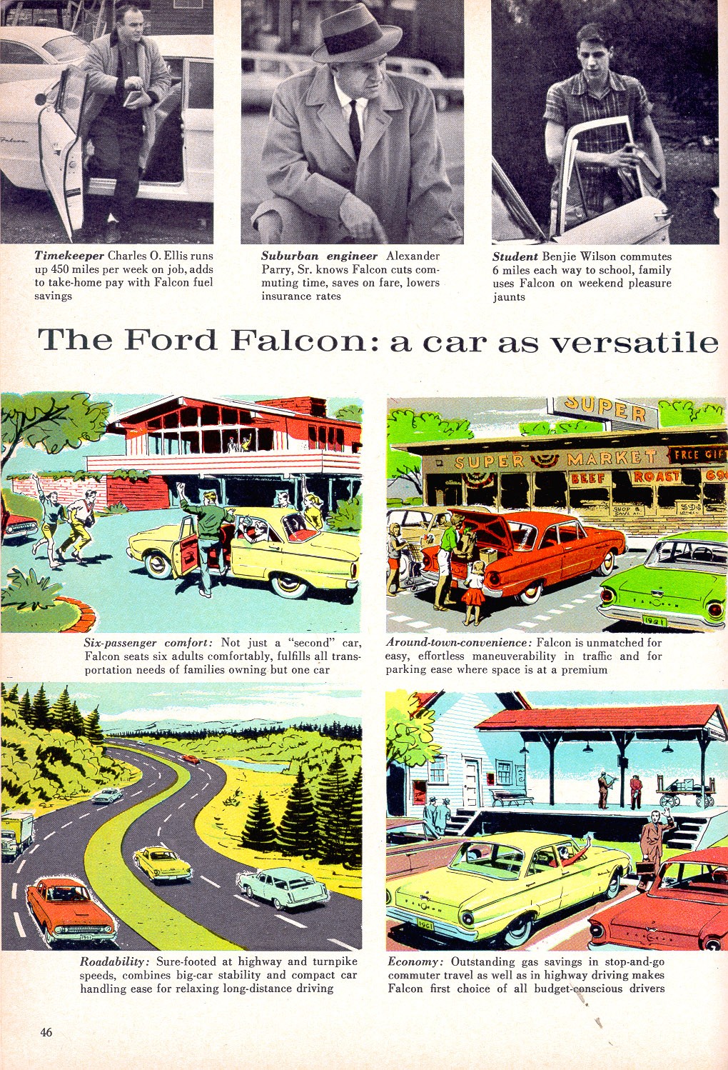 1961 Ford Auto Advertising